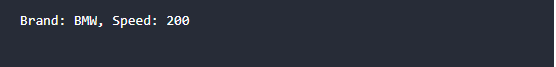 oops output