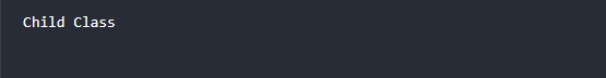 runtime polymorphism output
